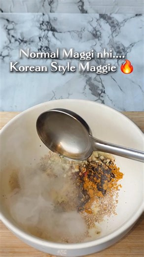 🔥Viral Korean Maggi Recipe | Quick & Tasty Noodles 🍜 #shorts #viralshorts