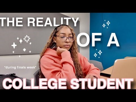 the reality of a college student *during finals week*