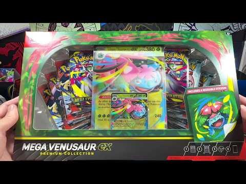 SIR PULLED!!! Mega Venusaur ex Premium Collection Box Opening!