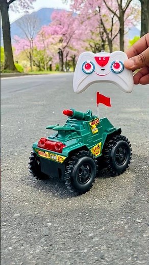 RC Army Toy Tank Test Powerful Remote Control 🔥