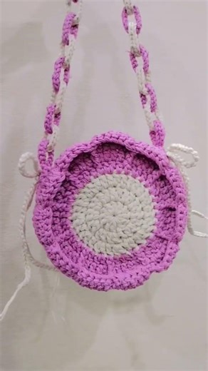 DIY Crochet Chain Bag 🧶✨ DM for order now 👇#imaginativeartandcraft #trending #subscribe