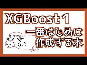 XGBoostの仕組みを順番に解説！その① 一番はじめにできる木の作り方 #K_DM