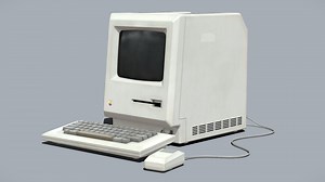 Mac 512K Computer 1984 - 3D model by shrednector
