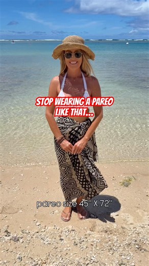 How to make a wrap dress from a pareo ! #vacationoutfits #resortwear #modapraia