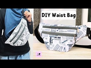 Waist Bag Sewing Tutorial | DIY Waist Bag Tutorial | Easy Pattern