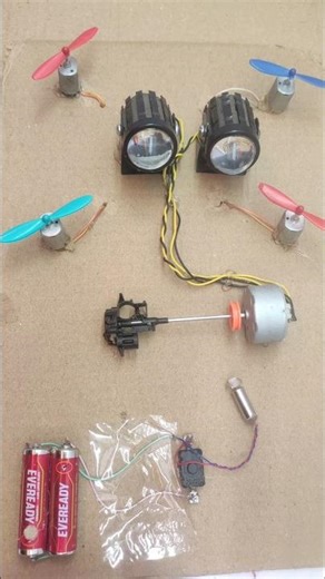fog light and High RPM Drone motor powering with use gearbox and crossless motor #science #tech