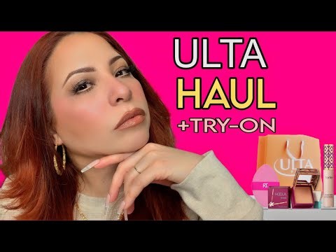 ULTA HAUL + FULL TRY-ON HAUL! NEW MAKEUP IM OBSESSED WITH 🛍️💄✨