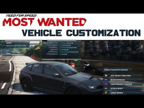Need for Speed Most Wanted - Vehicle Customization Overview NFS001