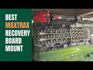 Maxtrax Recovery Board Mounts from Expedition Essentials Installed on Ford Badlands Bronco