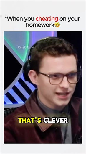 When you cheating on your homework #Zendaya #TomHolland