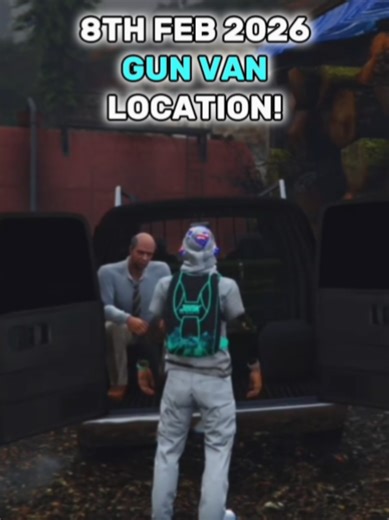 8TH FEBRUARY 2026 GUN VAN LOCATION IN GTA 5 GTA 5 LOCATIONS GTA 5 GUN VAN LOCATION GTA 5 ATOMIZER GTA 5 LAZER GUN GTA 5 ALIEN GUN GTA 5 STUN GUN #fyp #gta #gta5 #gta5online #rockstargames