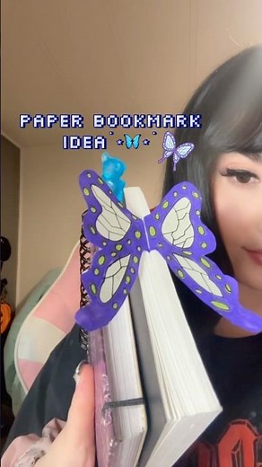 Anime Bookmark DIY 🦋 Shinobu Kocho Demon Slayer #demonslayer #shinobukocho #diy #diybookmark #craft