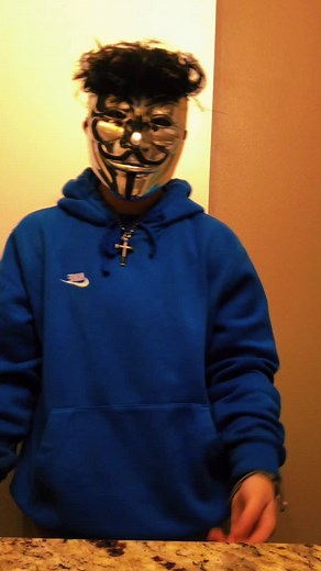 Dynamic Hand Movements: Dance in a Blue Hoodie