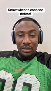 Know when to concede defeat | Dingindaba Jonah Buyoya