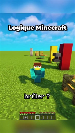 Minecraft Has No Logic 💀💀💀! #Shorts #Minecraft #Troll
