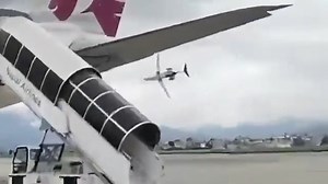 Tragic crash with Saurya Airlines Canadair CRJ-200ER accident on takeoff from runway 02 at Kathmandu Airport, Nepal. The aircraft crashed 200 m to the right of the runway centreline and burst into flames. 18 people were found dead with only the captain reported to have survived the accident. The pilot has injuries to the eyes but is not in any danger, a doctor said. Videos from the accident sequence shows the CRJ-200 descending in a right-wing low attitude before it struck the ground, bursting i