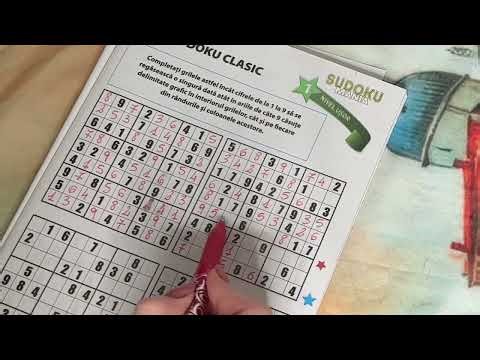 ASMR Solving Sudoku & Crossword Puzzle 🧩 Whispering, Pencil Sounds & Paper ASMR for Sleep