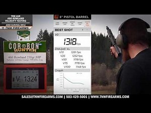 TNW Velocity Test of 460 Rowland from Aero Survival Rifles