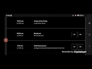 Reviewing the Cartoon Network Canada schedule.