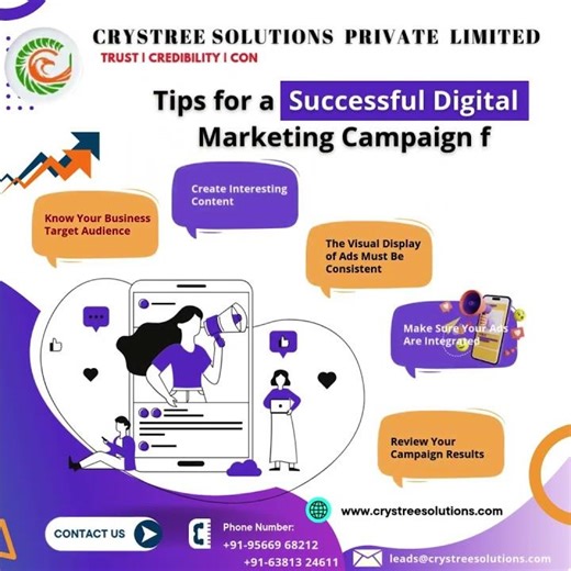 5 Tips for a SUCCESSFUL Digital Marketing Campaign | Crystree Solutions Guide