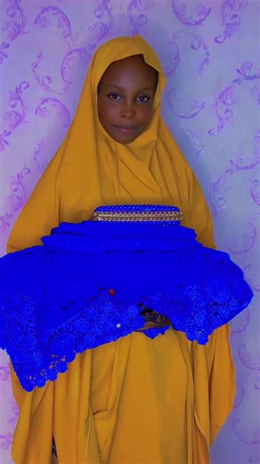 Traditional Attire Showcase: Festive Yellow and Blue