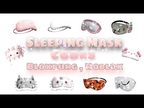 *NEW* SLEEPING Mask Codes for Bloxburg and Berry Avenue Roblox ! #roblox #berryavenue #gaming