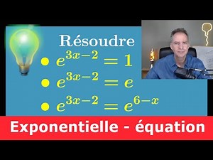 Savoir résoudre une équation avec exponentielle • En 5 min ! Première spécialité maths