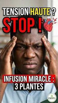 Here is a natural infusion to help reduce high blood pressure.