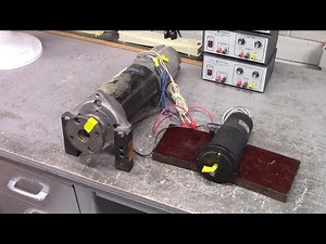 Experimenting with two Permanent Magnet DC Motors
