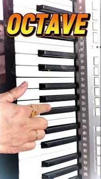 What is octave in keyboard or piano?