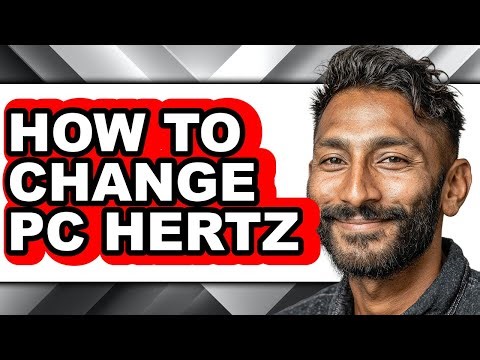 How to Change Pc Hertz (only Way)