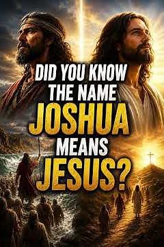 DID YOU KNOW THE NAME JOSHUA MEANS JESUS? #biblediscovery