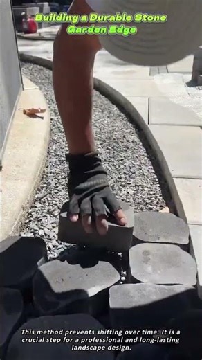 Building a Durable Stone Garden Edge