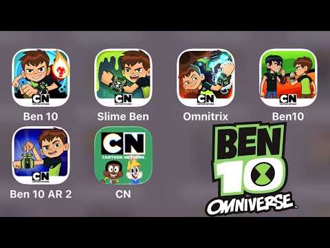 Ben 10 Up to Speed / Ben 10 Slime Ben / Ben 10 Omnitrix Assault / Ben 10 Heroes / Cartoon Network