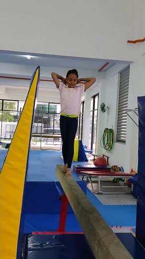 How to do 'Front Walkover' on balance beam