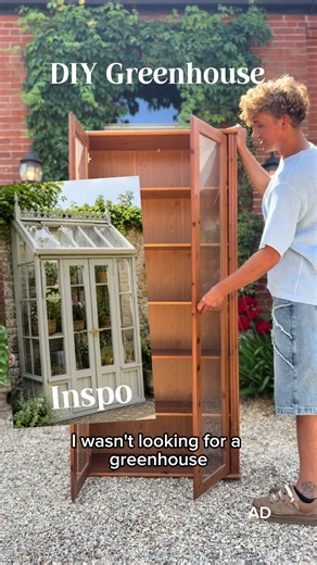 How I Turned a Charity Shop Cabinet into a Mini Greenhouse