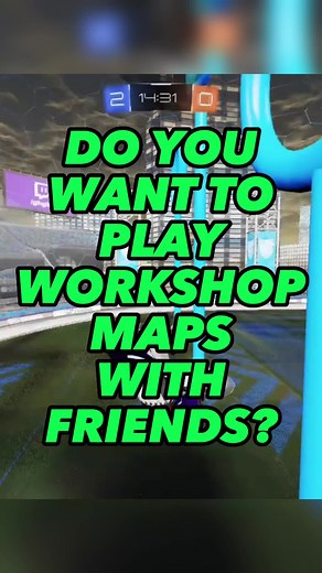 How to Play Workshop Maps with Friends in Rocket League