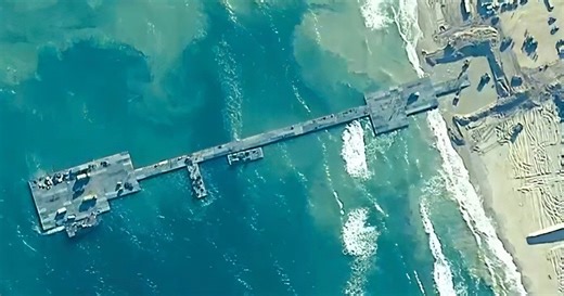 U.S. aid deliveries to Gaza by sea suspended after damage to temporary pier