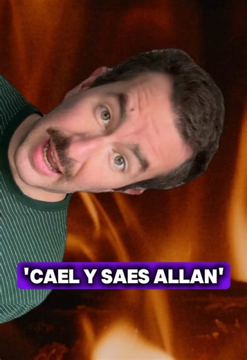 Dafydd Iwan Embraces Welsh Language in Comedy Sketch