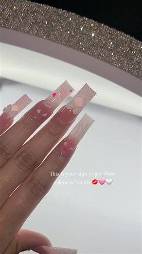 Get Gorgeous Valentine's Day Pink Nails Today