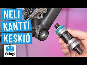 Square taper bottom bracket removal and installation