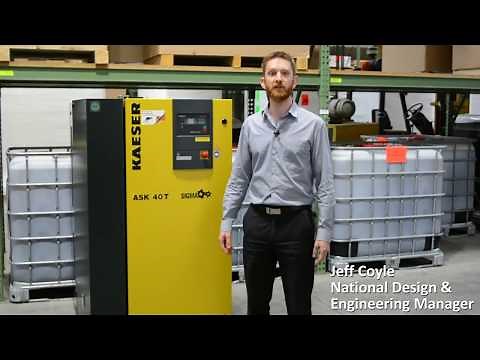 Weekly air compressor preventive maintenance checks with KAESER