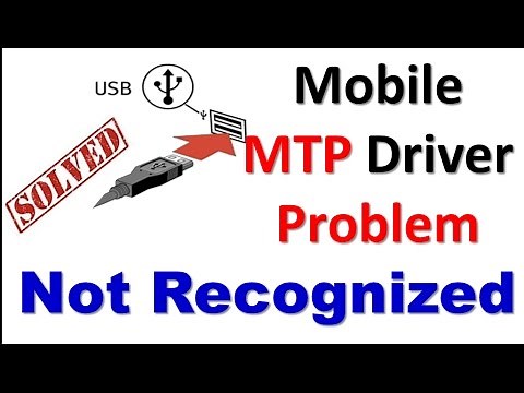 How To Fix (MTP PROBLEM)USB Ports Not Recognized (Windows 10, 8.1, 8, 7 and Vista) / Laptop & PC✔