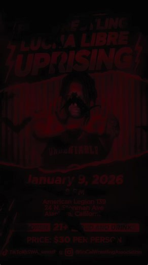 #prowrestling #luchalibre #swa #socalwrestling #comingsoon