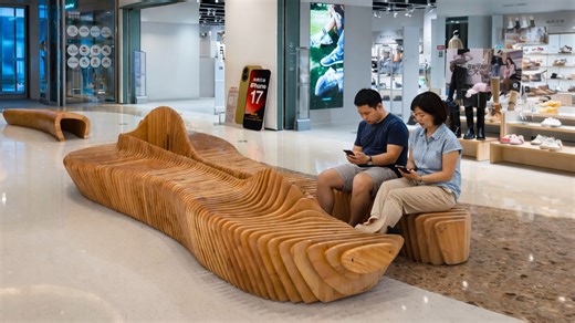 This bench gets everyone’s attention in China