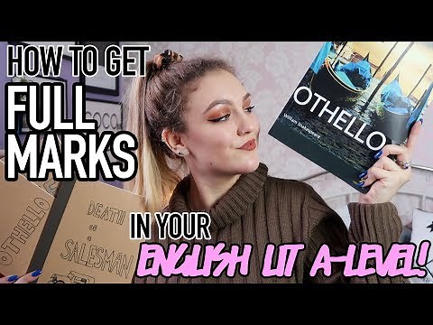 HOW TO GET FULL MARKS IN ENGLISH LIT A-LEVEL AS AN AVERAGE STUDENT!