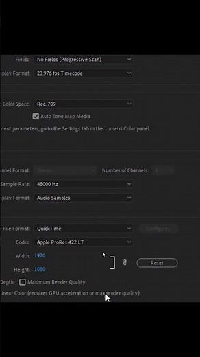 Cara merubah setting resolusi video di adobe premiere pro