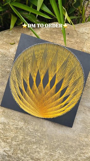 String Artist🧵 on Instagram: "This piece will add character to your ordinary walls giving it festive yet classy look⭐️ ✨Visit our website or DM to get your personalised brand logos or any customisation ✨ www.baksabyruchika.com Use code “BAKSA10” to avail 10% off and FREE SHIPPING 🚚Delivering PAN INDIA🚚 [String art, string artist, nailing, string art bangalore, timelapse, handmade and handcrafted gifts, trending reels, asmr, aesthetic reels, interior design, wall art, wall string art] #stringa