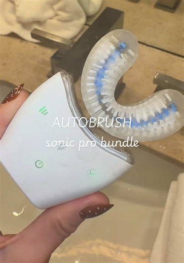 Too lazy for a normal toothbrush 🤷🏼‍♀️ this Autobrush takes 30 seconds and there are studies that show it cleans your teeth better!!! @AutoBrush Official #autobrush #autobrushreview #toothbrush #electrictoothbrush #besttoothbrush