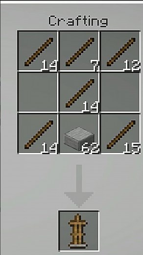 How to make armour stand in Minecraft #shorts how to make armour stand